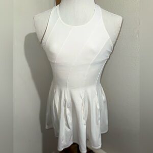 Women’s Lululemon Court Crush Activewear Tennis  Dress White M/L